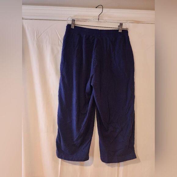 Kim Rogers stretchy blue capri sweatpants S - Picture 4 of 4